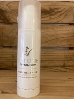 MASCHERA VISO MULTIFUNZIONE con Botìro di Primiero di malga